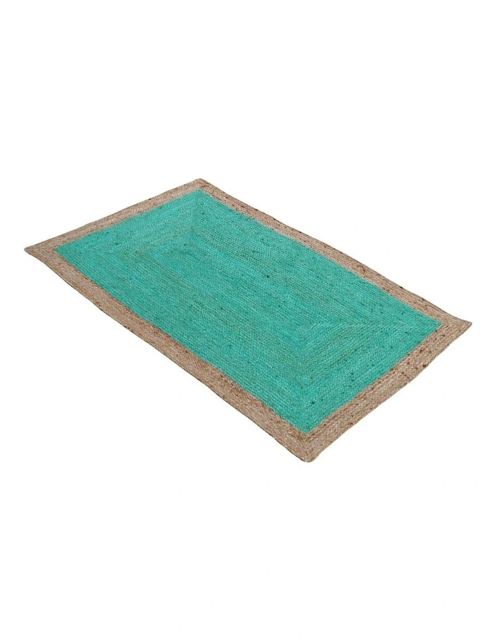 Phoenix Jute Rug in Sea Green image 2