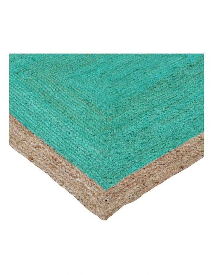 Phoenix Jute Rug in Sea Green image 3