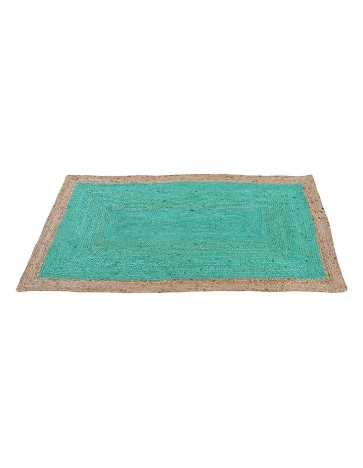 Phoenix Jute Rug in Sea Green image 4