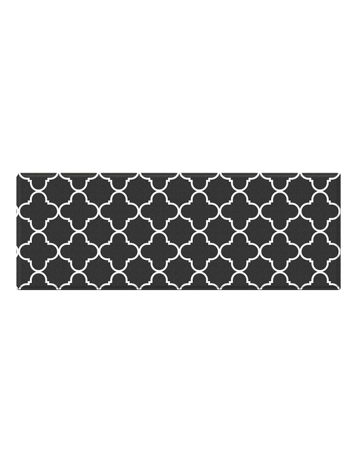 Renaissance Anti Fatigue Kitchen Mat in Black image 1