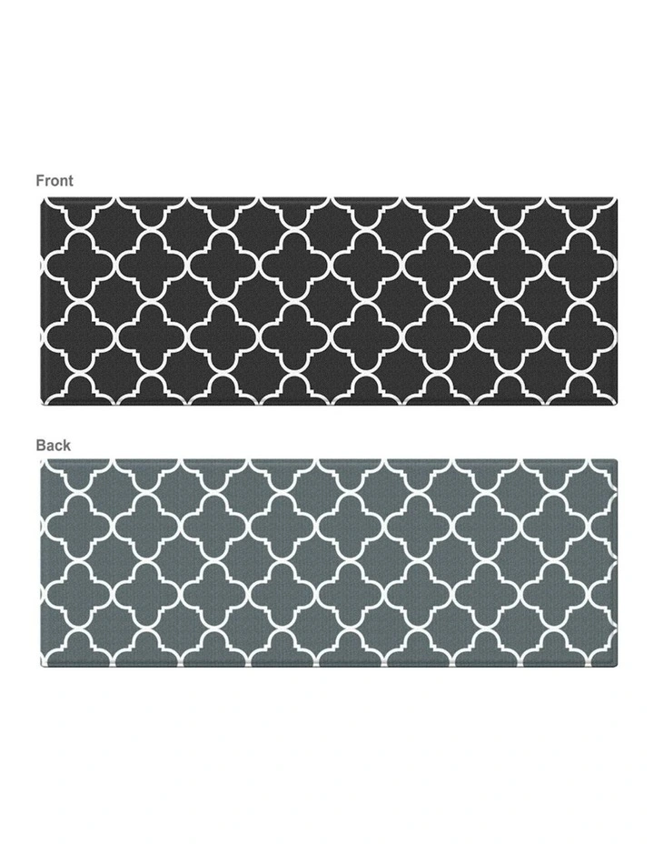Renaissance Anti Fatigue Kitchen Mat in Black image 3