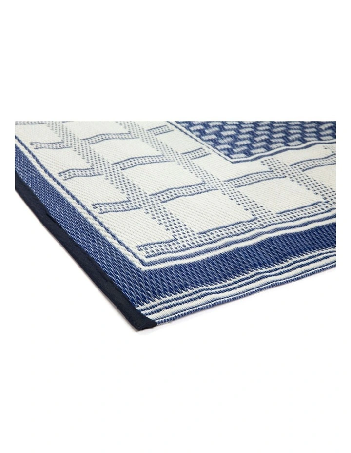 Europa Outdoor Rug in Midnight Blue image 3