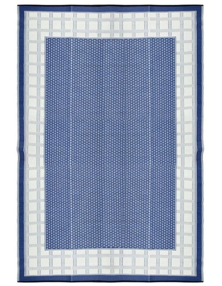 Europa Outdoor Rug in Midnight Blue image 4