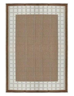 Europa Outdoor Rug in Chestnut Brown