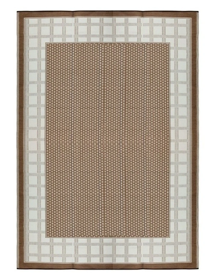 Europa Outdoor Rug in Chestnut Brown image 1