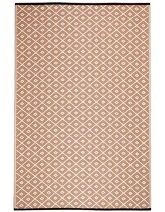 Kimberley Plastic Rug in Beige