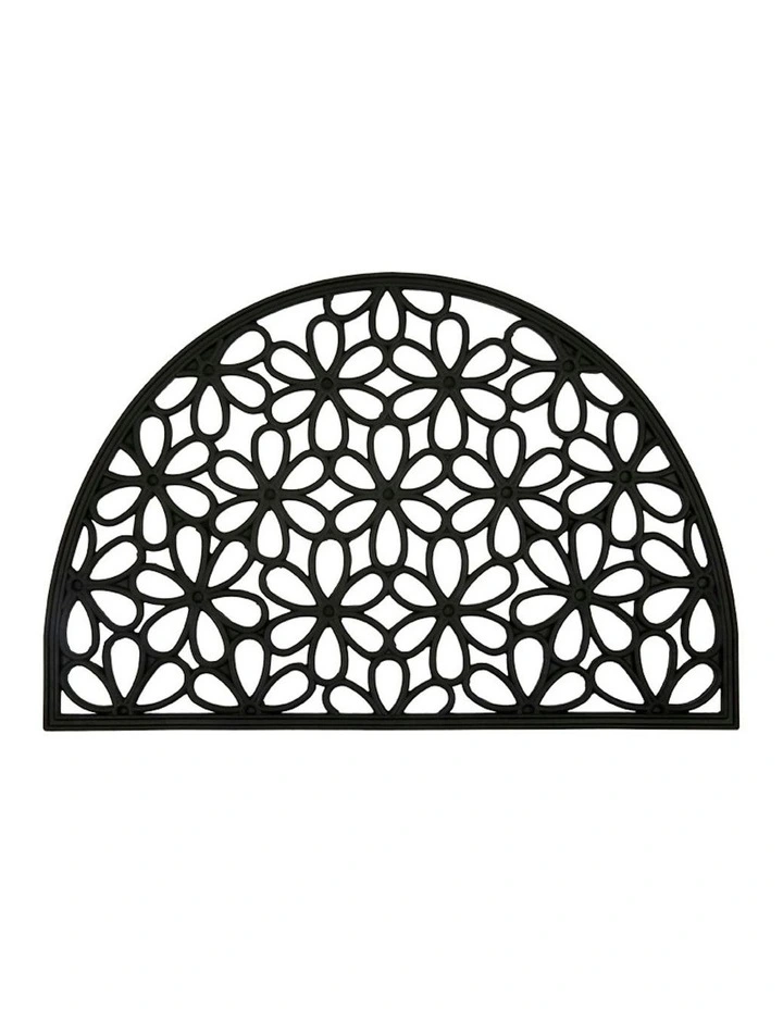 60X90CM PERISA HALF ROUND RUBBER DOORMAT image 1