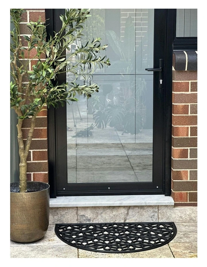 60X90CM PERISA HALF ROUND RUBBER DOORMAT image 5