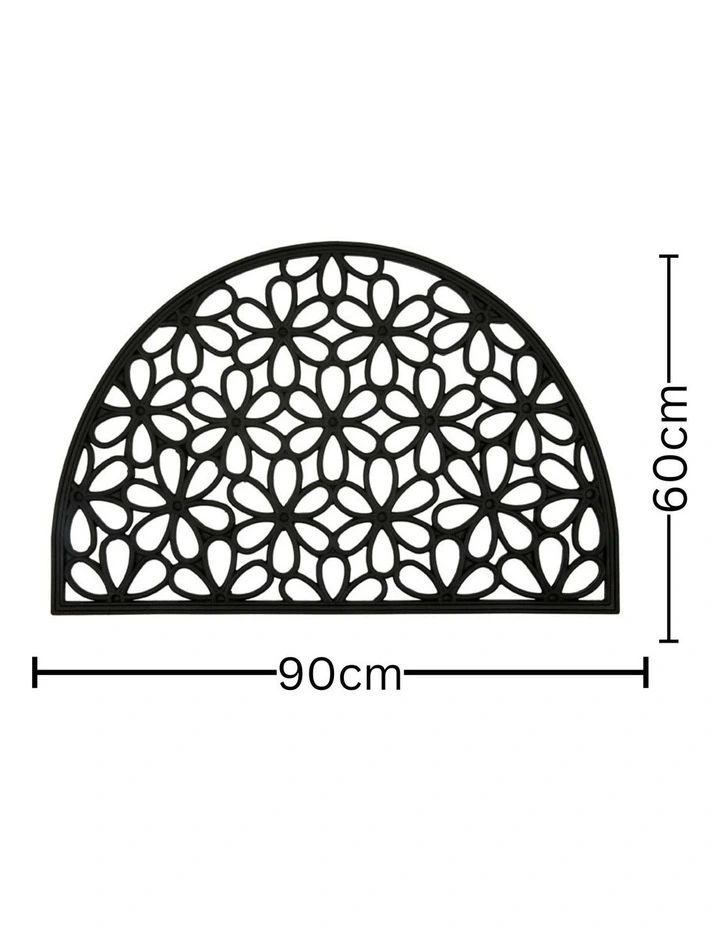60X90CM PERISA HALF ROUND RUBBER DOORMAT image 6