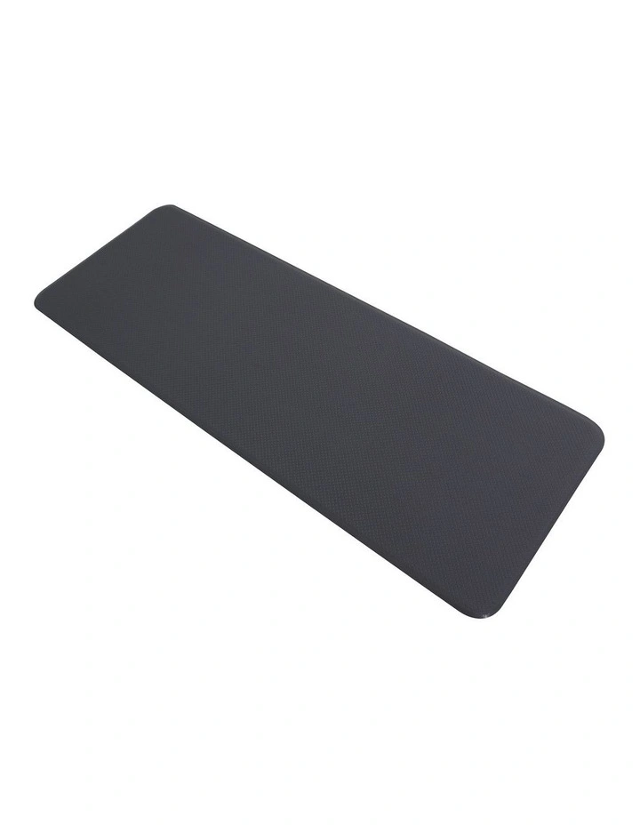 120x44cm Herringbone Navy Kitchen Mat image 2