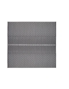 150x238cm Kimberley Black and White Recycled Plastic Outdoor Rug and Mat