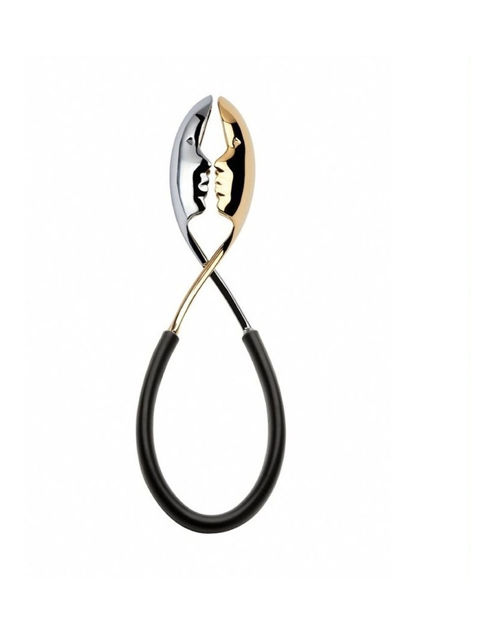 Kiss Salad Tong Black/Gold