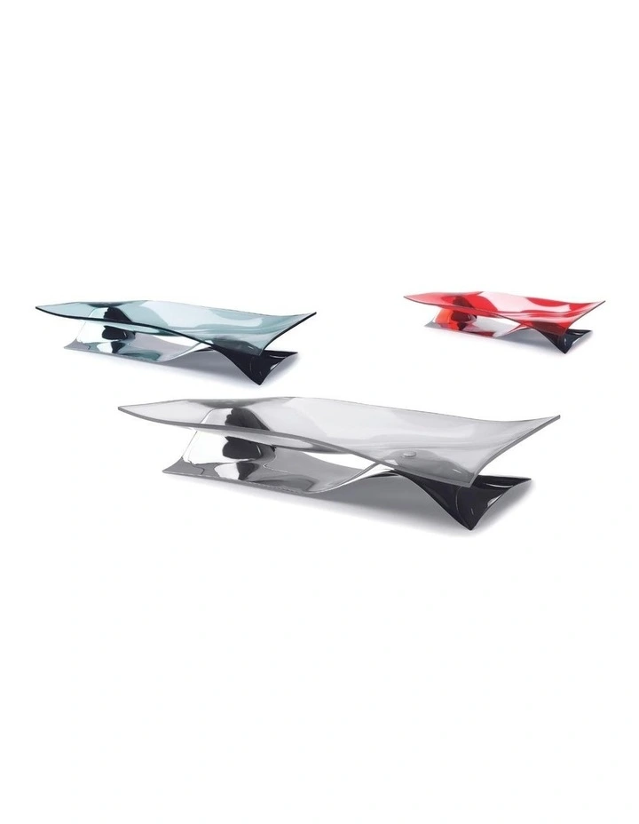 Soffio Transparent Fruit Bowl in Clear image 2