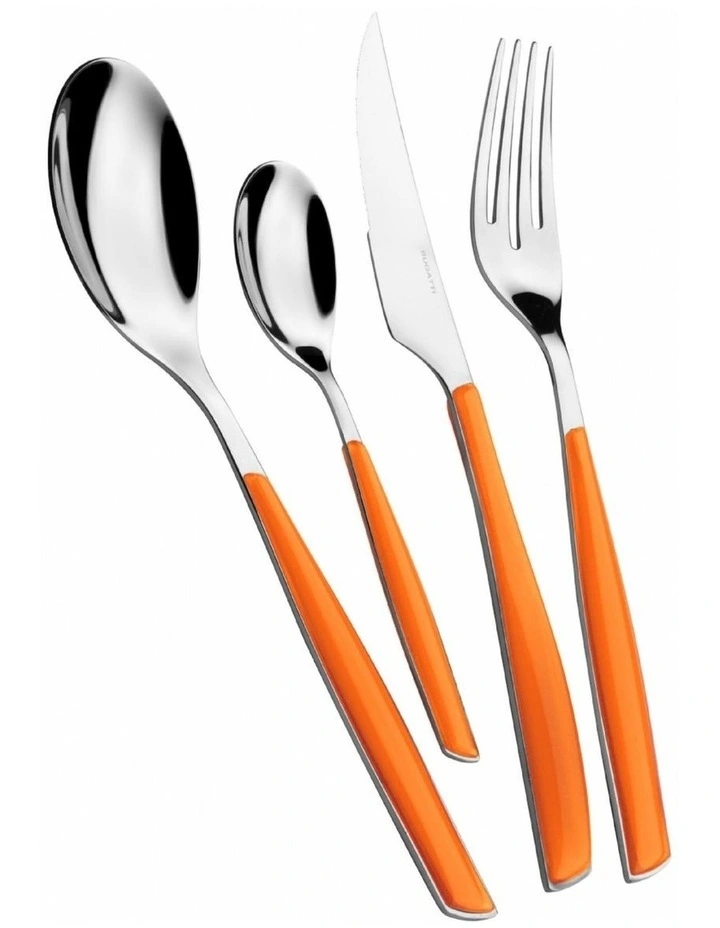 Glamour 24 Piece Cutlery Set in Orange image 1