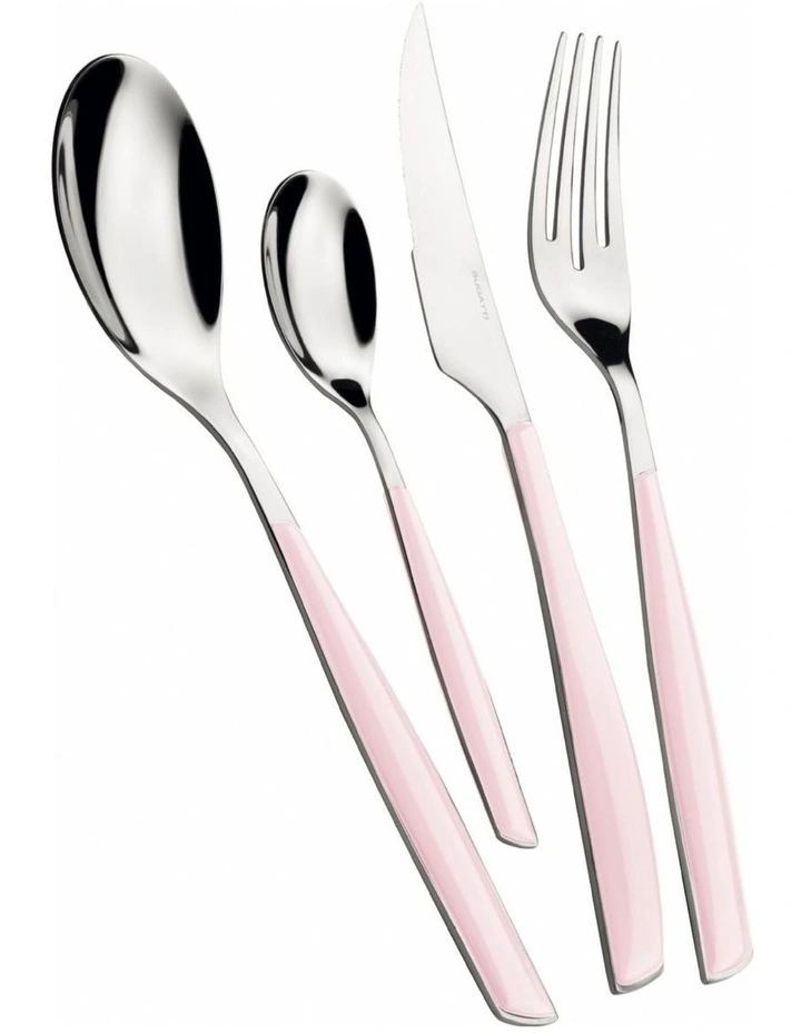Glamour 24 Piece Cutlery Set in Lotus Pink image 1