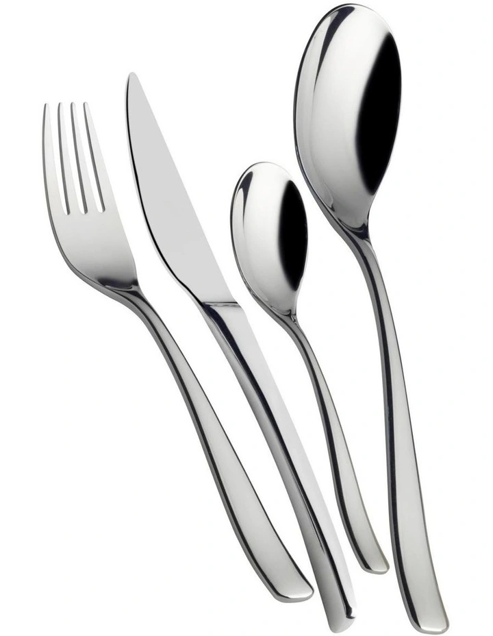 Amalfi 24 Piece Cutlery Set in Stainless Steel image 1