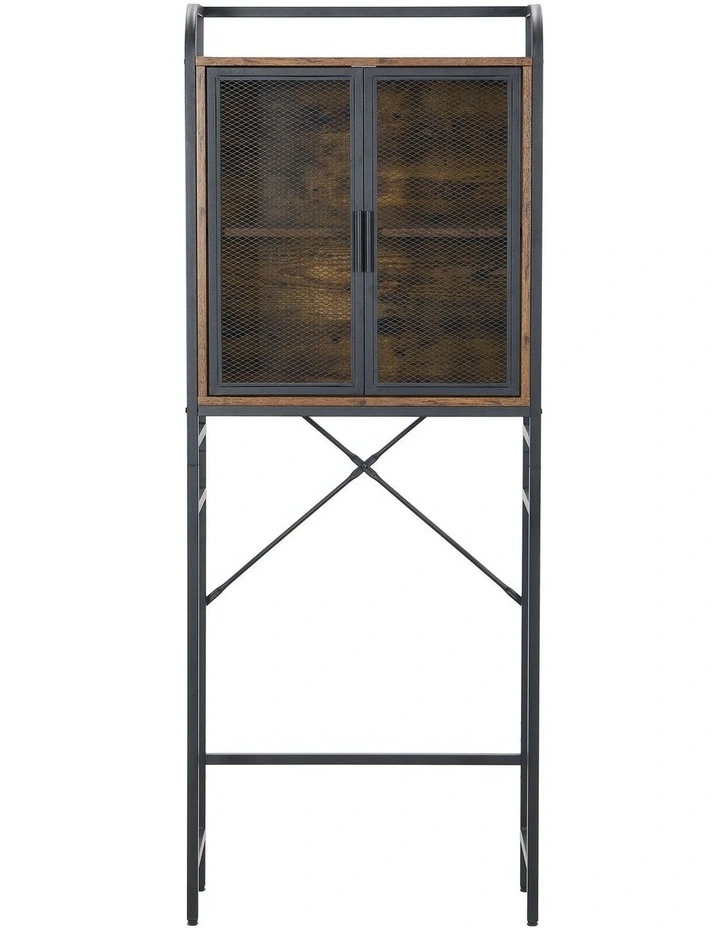 Industrial Bathroom Cabinet in Brown image 1