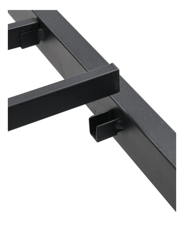 IHOMDEC Heavy Duty Metal Queen Size Bed Frame In Dark Brown image 6