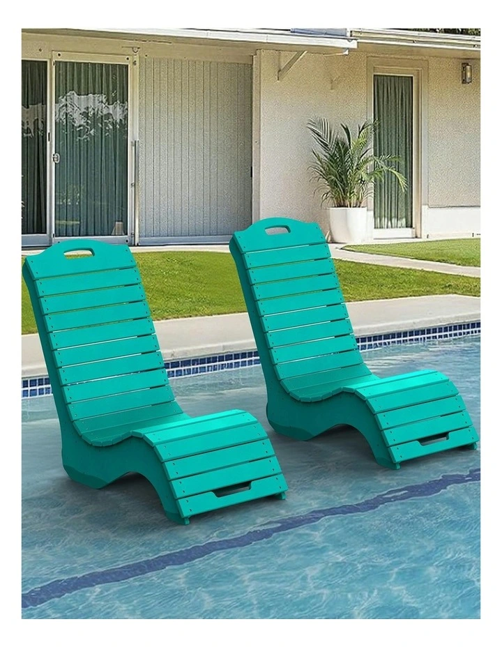 Adirondack Lounge Chair in Lake Blue image 7