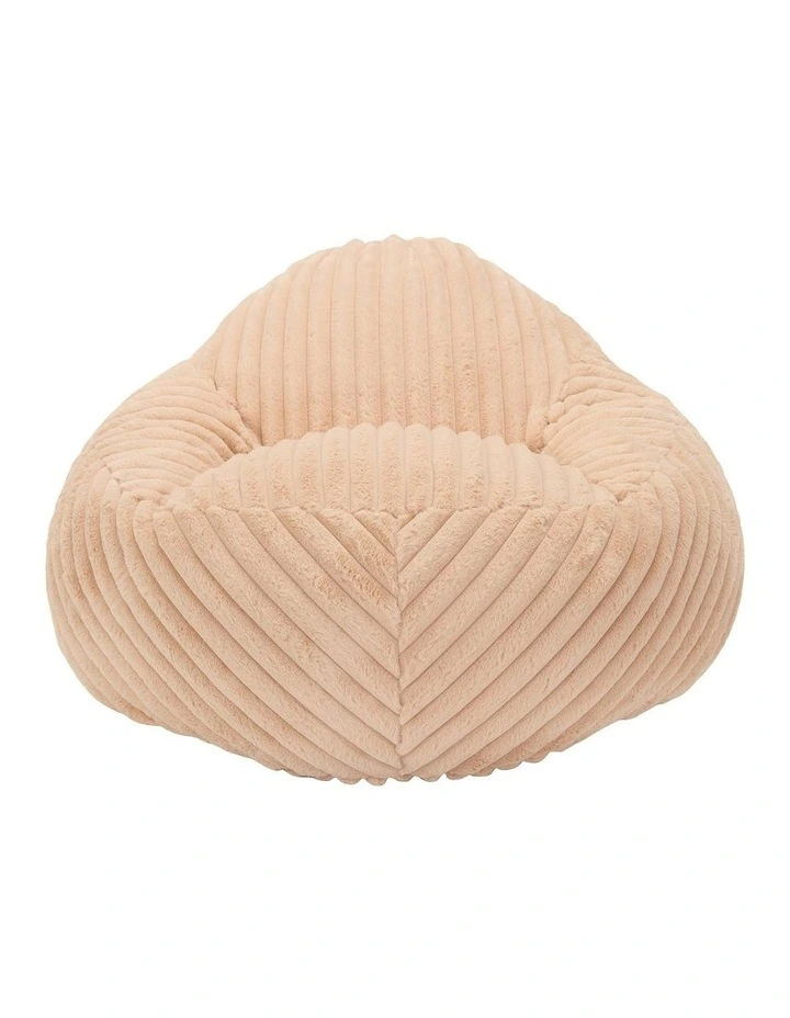 L-Shape Stripe Upholstery Compression Sofa in Camel image 2