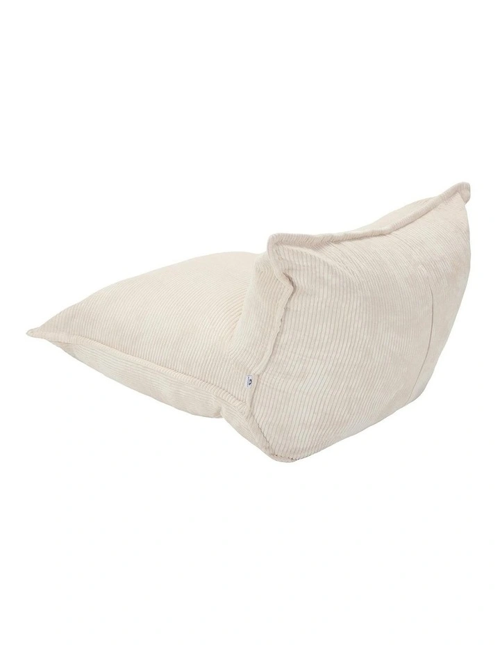 L-Shape Upholstery Corduroy Compression Sofa in Beige image 3