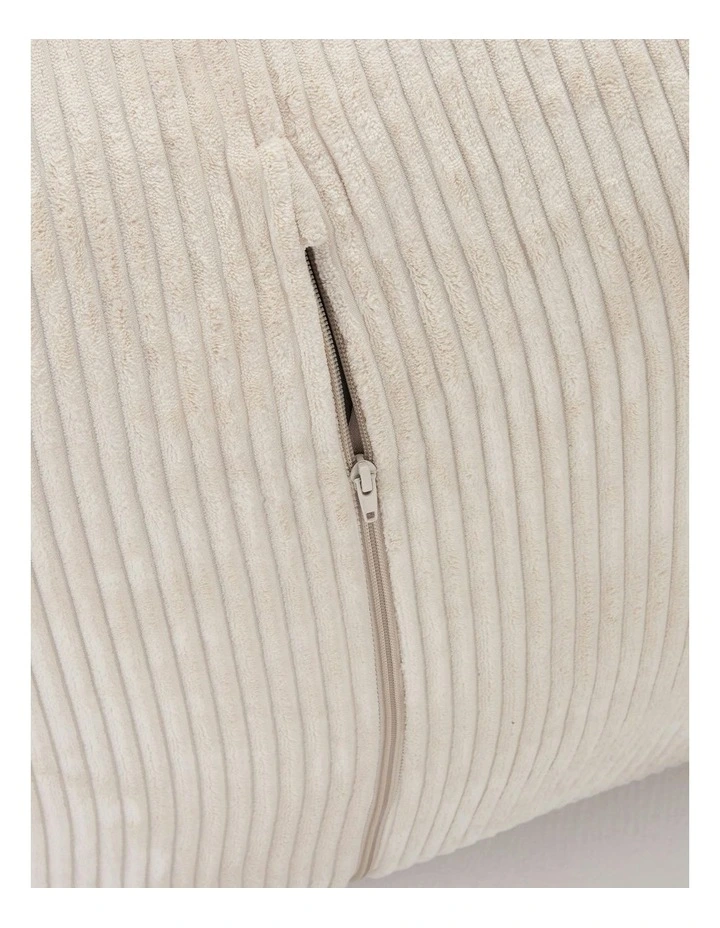 L-Shape Upholstery Corduroy Compression Sofa in Beige image 5