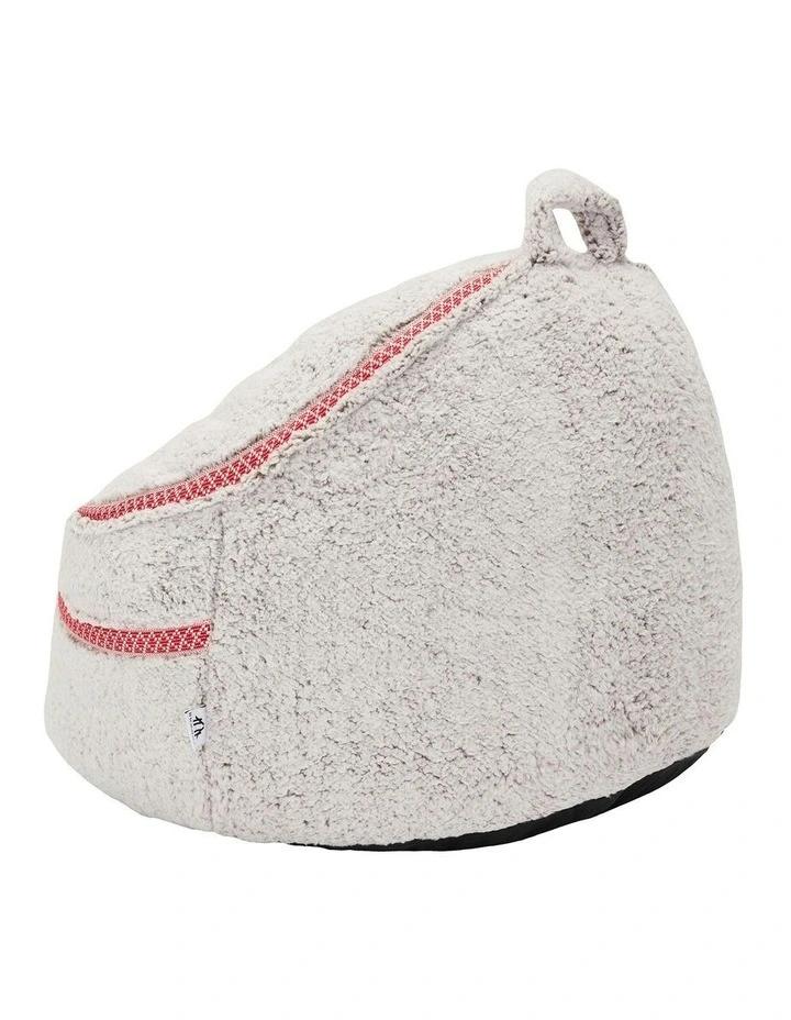 Upholstery Bean Bag Compression Lazy Sofa in Grey image 3