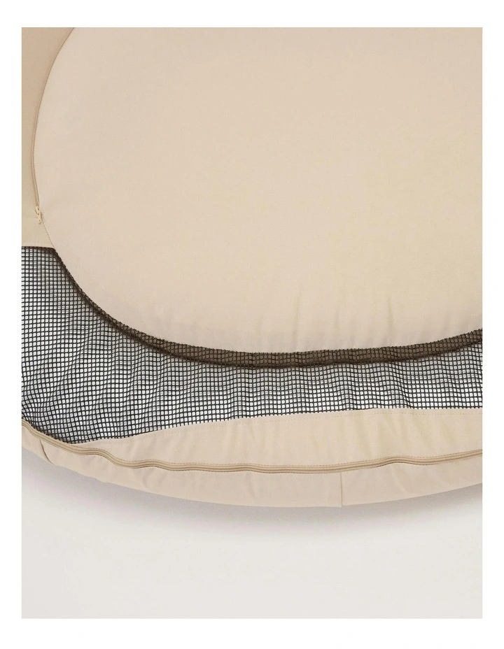 Outdoor Inflatable Bean Bag Lounge Lazy Sofa in Beige image 6