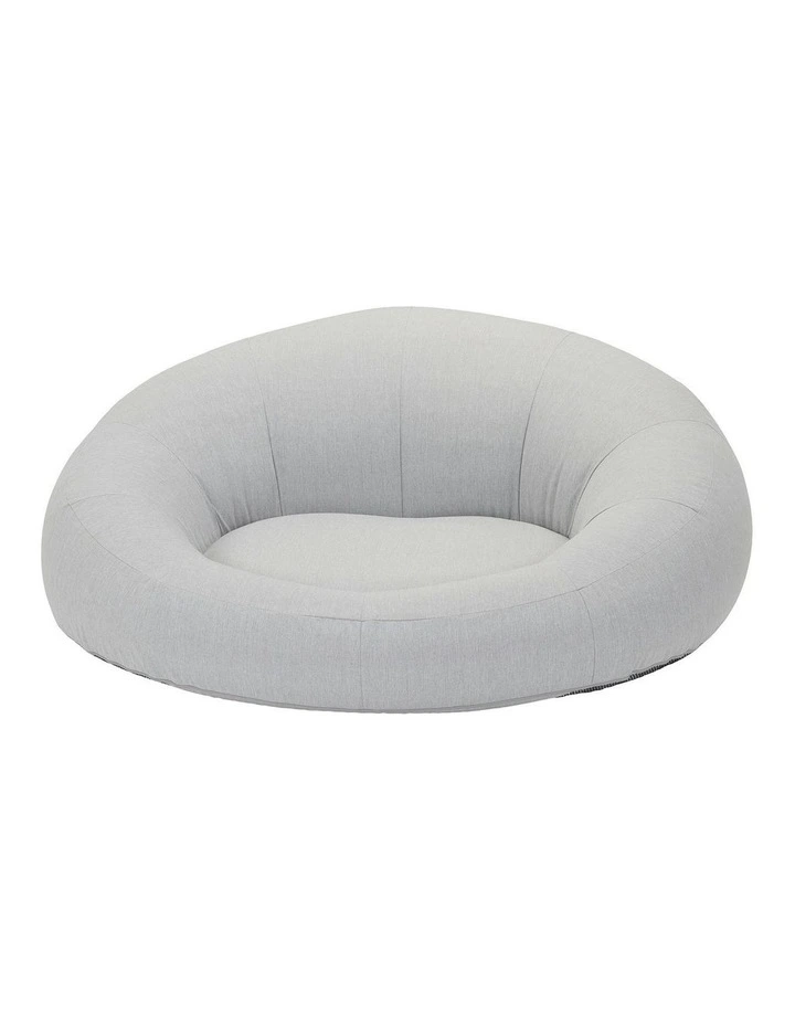 Outdoor Inflatable Bean Bag Lounge Lazy Sofa in Grey image 1