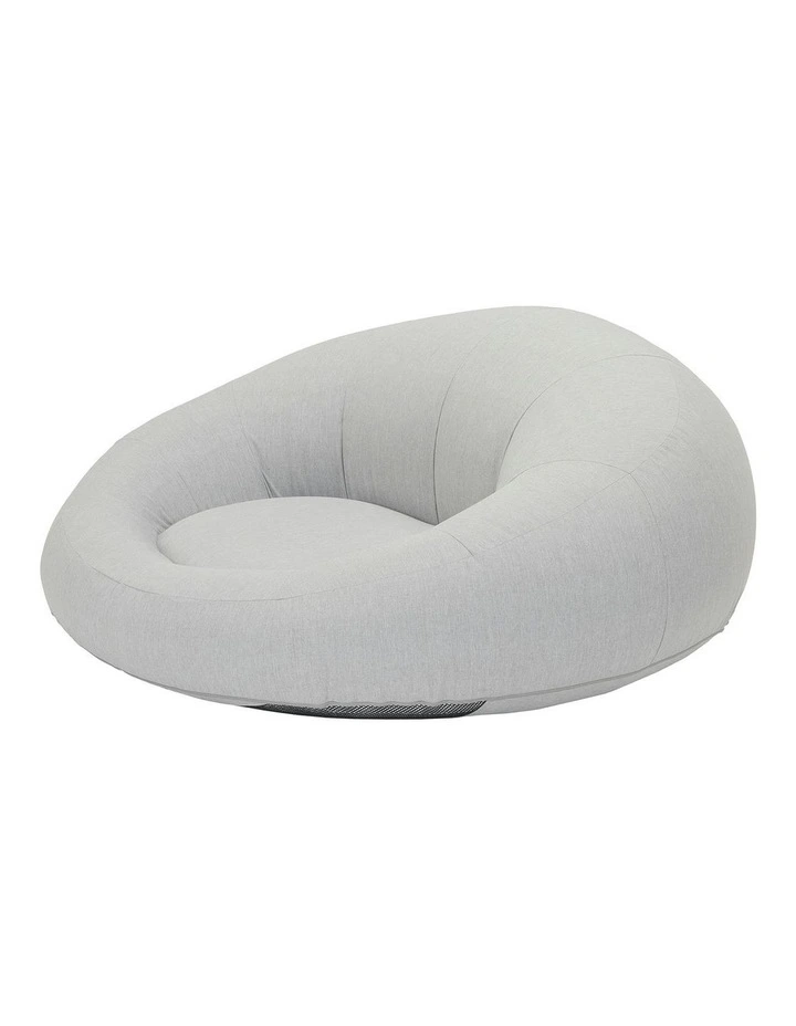 Outdoor Inflatable Bean Bag Lounge Lazy Sofa in Grey image 2