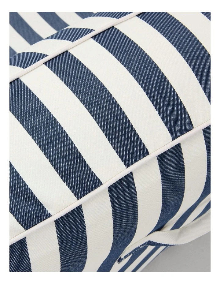 Outdoor Stripes Shape Waterproof Inflatable Sofa in Grey & White image 5