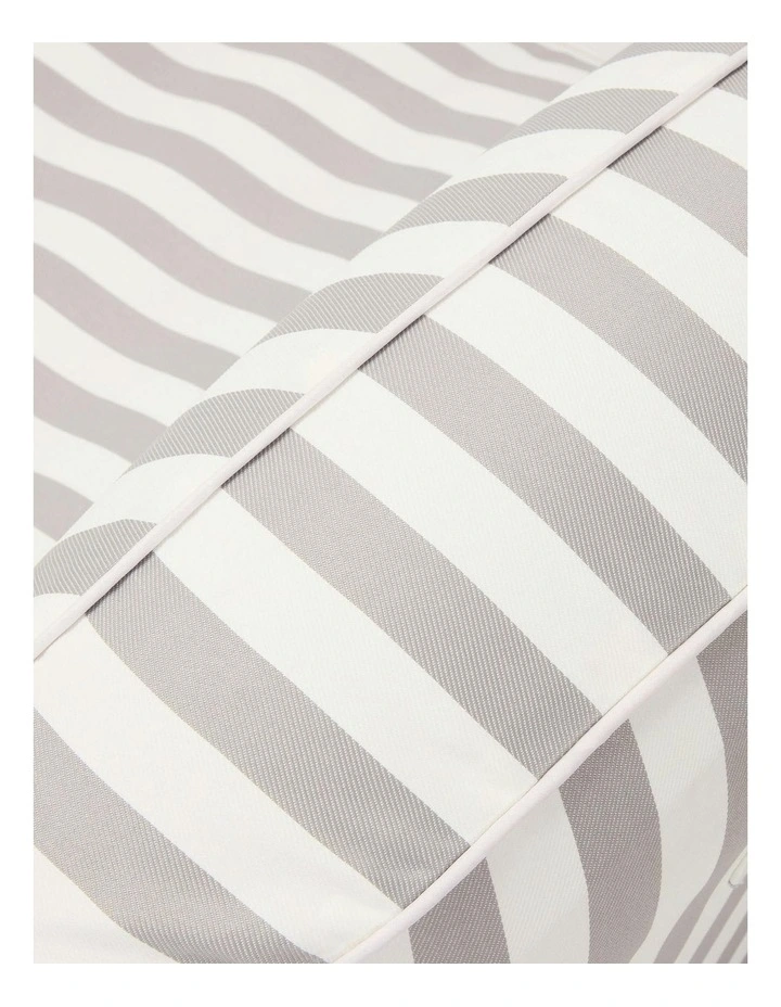 Outdoor Stripes Shape Waterproof Inflatable Sofa in Dark Blue & White image 4