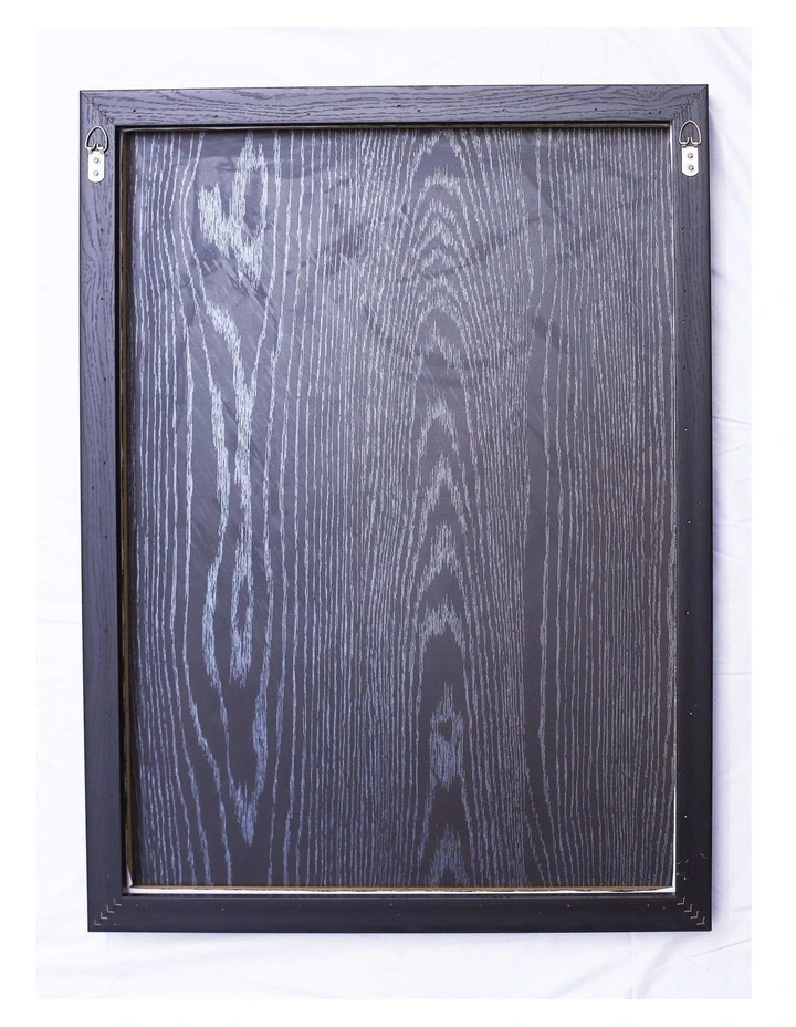 Fingerprints and Black Circle Black Framed Canvas Wall Art image 3