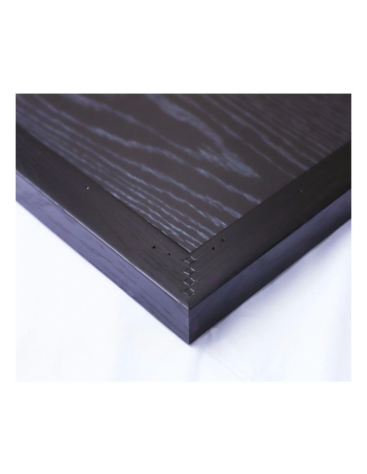 Fingerprints and Black Circle Black Framed Canvas Wall Art image 4