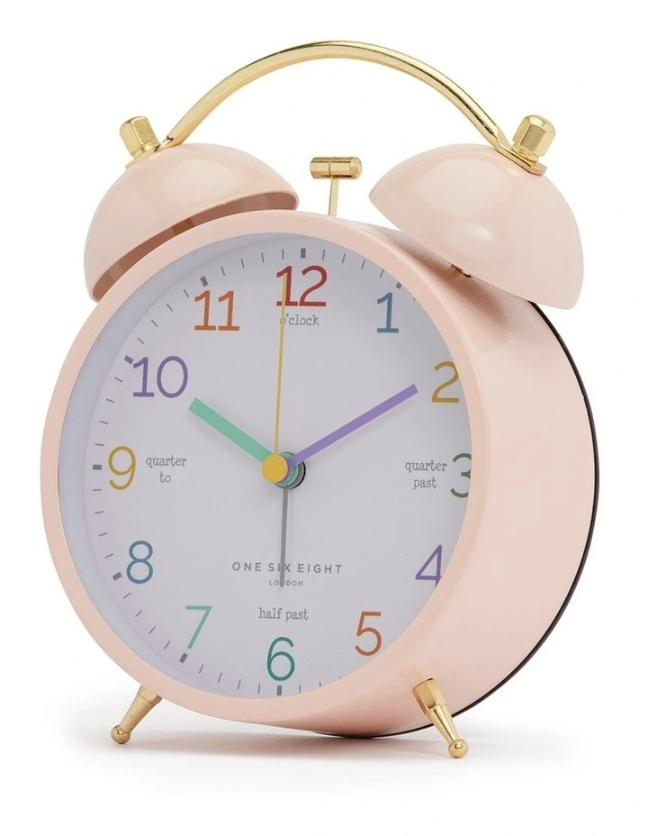 Learn The Time Alarm Clock in Blush image 1