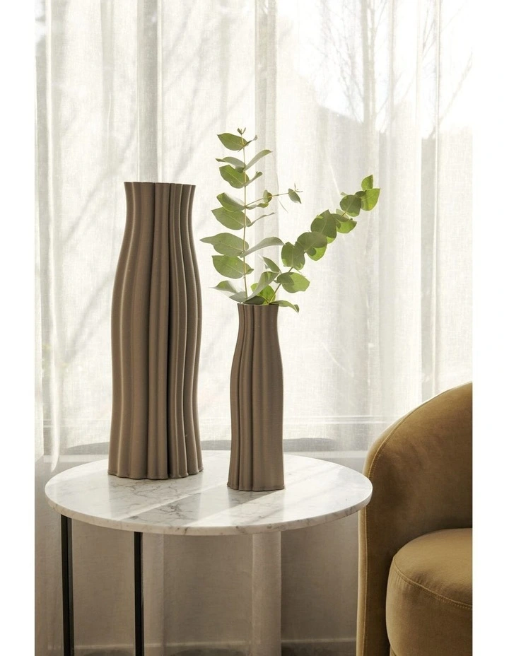 AVA Vase 47cm in Tan image 4
