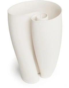 Jade Vase 34cm in White
