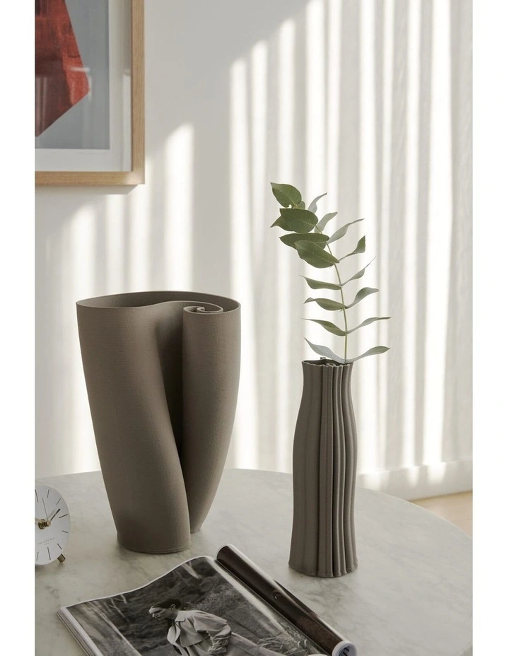 Jade Vase 34cm in Tan image 5