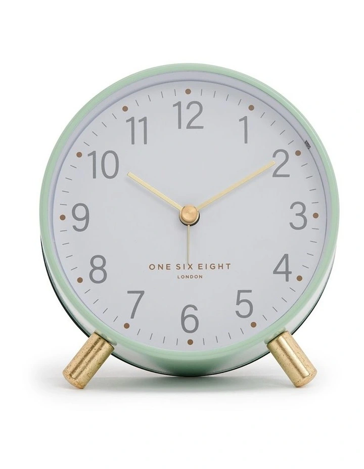 MAISIE Silent Alarm Clock in Mint image 2