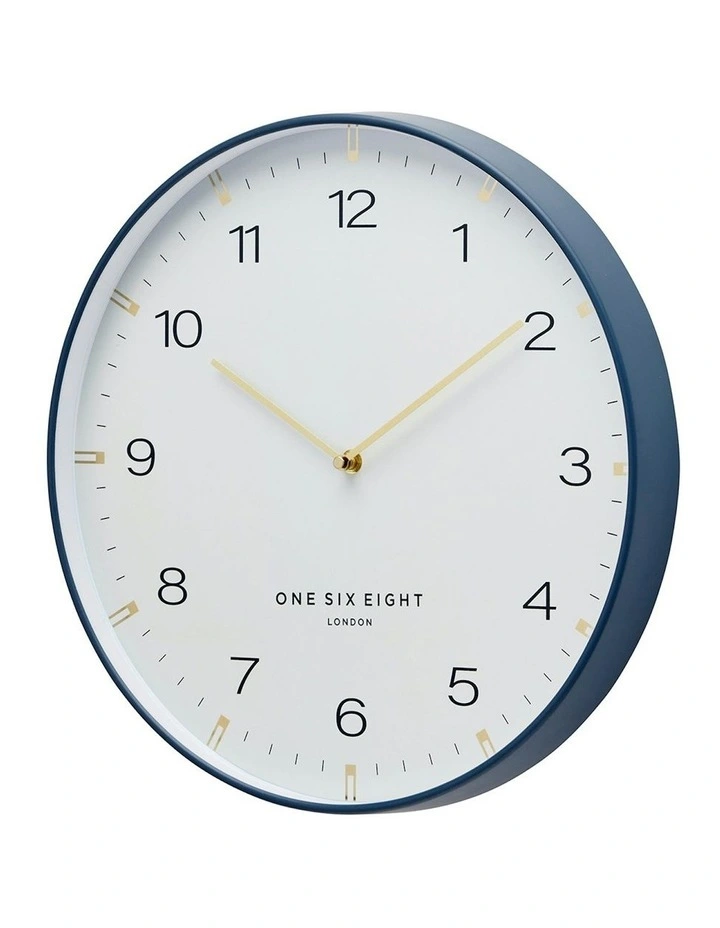 Sienna Wall Clock 50cm in White image 2