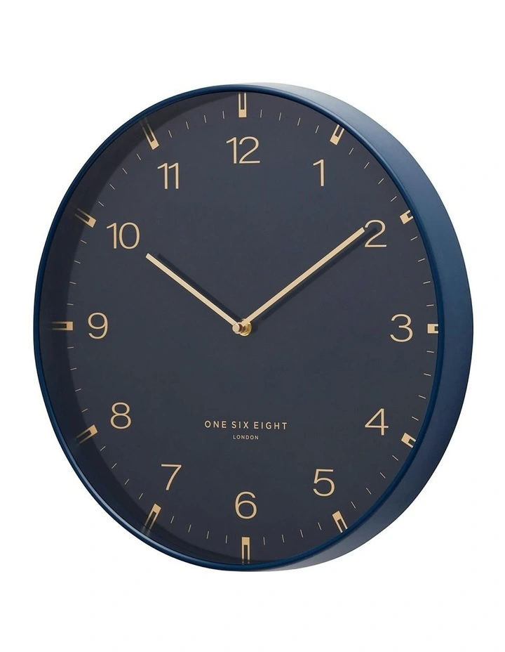 Sienna Wall Clock 30cm in Ocean Blue image 2