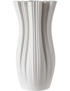 Gemma Vase 36cm in White