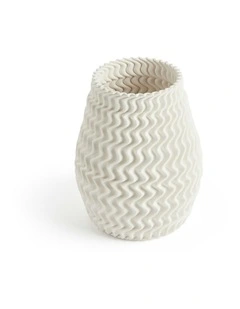 Indy Vase 24cm in White