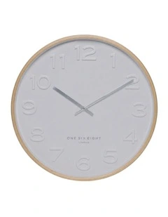 Bella White 41cm Silent Wall Clock