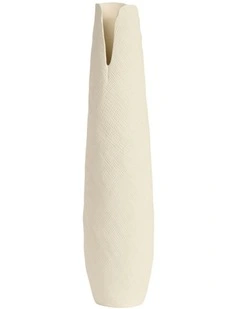 Flora Vase 78cm in Cream