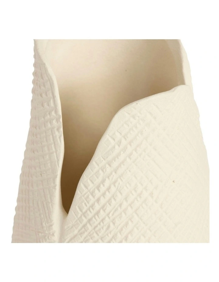 Hazel Vase 23cm in Cream image 2
