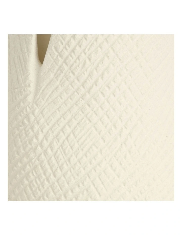 Hazel Vase 23cm in Cream image 3