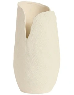 Cassia Vase 46cm in Cream