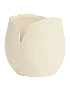 Clover Vase 20cm in Cream
