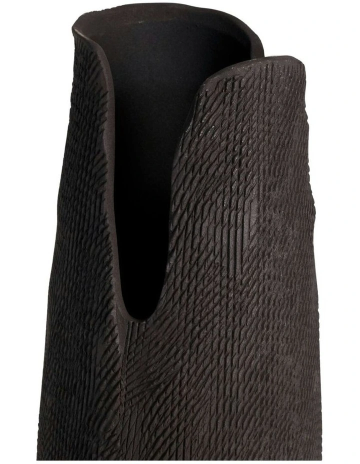Flora Vase 78cm in Black image 2